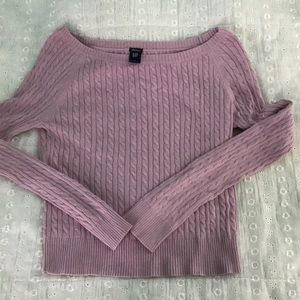 Long sleeved, boat neck Gap sweater